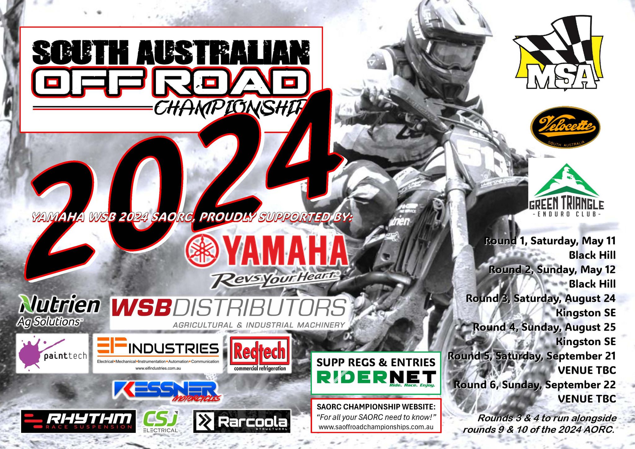 2024 Championship Round Results SA Off Road Championship